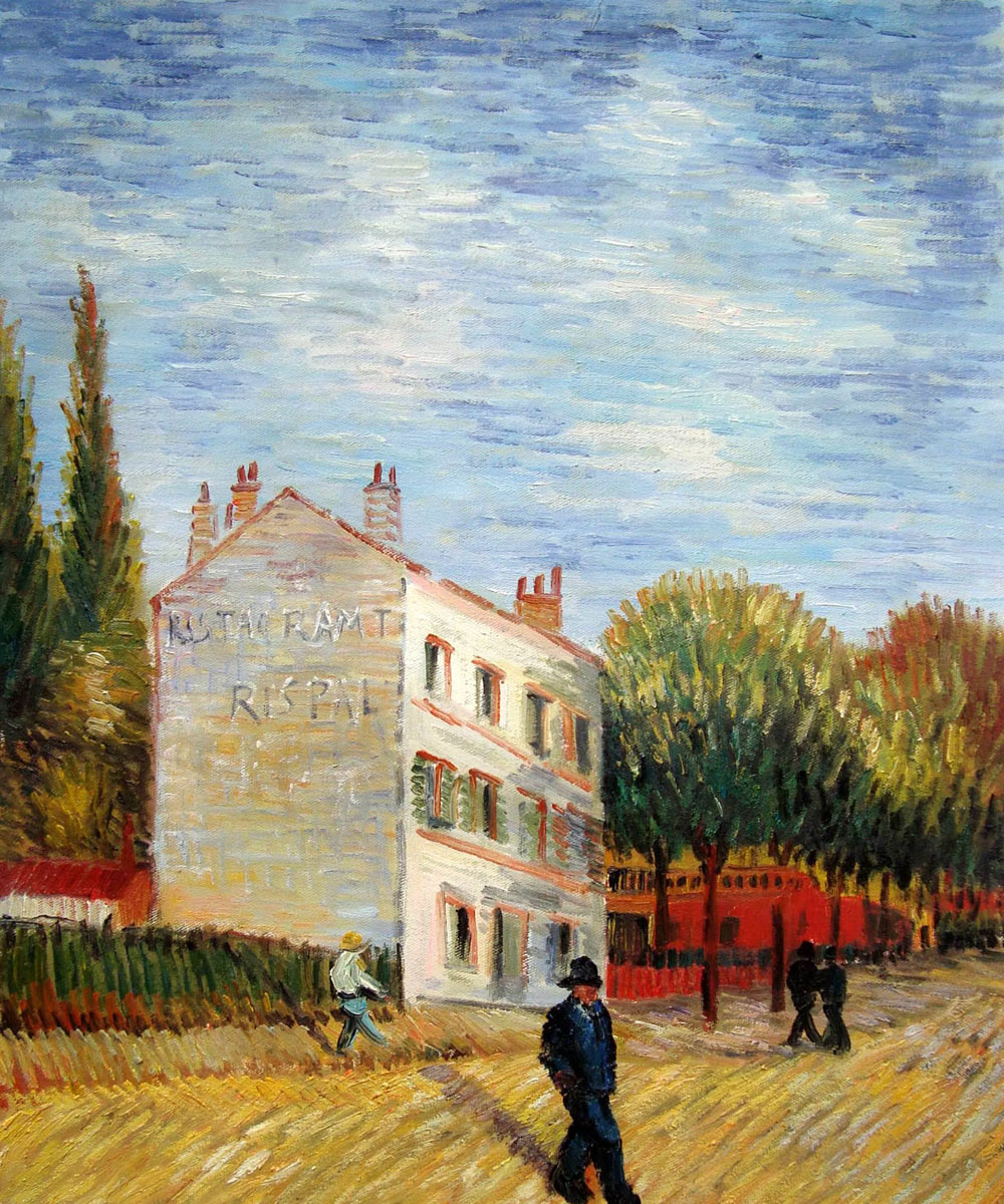 The Rispal Restaurant at Asnieres, Summer - Van Gogh Painting On Canvas